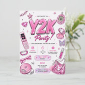 Persoonlijke Retro Y2K Verjaardag Kaart (Staand voorkant)