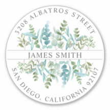 Persoonlijke ReturnAddress I Eucalyptus