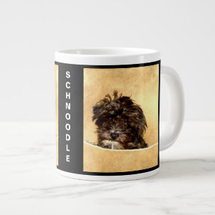 Persoonlijke reuzenmok voor Schnoodle-hond Grote Koffiekop