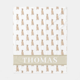 Persoonlijke Rhodesian Ridgeback  Fleece Deken