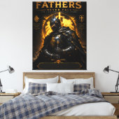 Persoonlijke Ridder Vader Canvas Wandkunst Afdruk (Insitu (Slaapkamer))