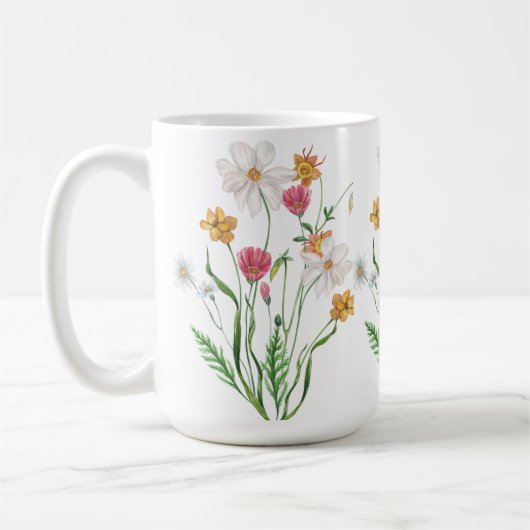 Persoonlijke Rietbloem RVS Koffiemok (Links)