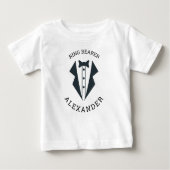 Persoonlijke Ring Bearer Tuxedo Black White (Voorkant)