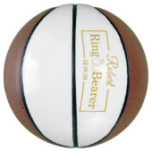 Persoonlijke ringdrager honkbal cadeau voor bruide basketbal (Verticaal)