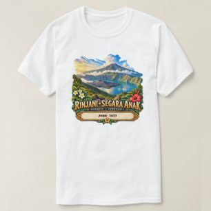 Persoonlijke Rinjani Segara Anak T-shirt