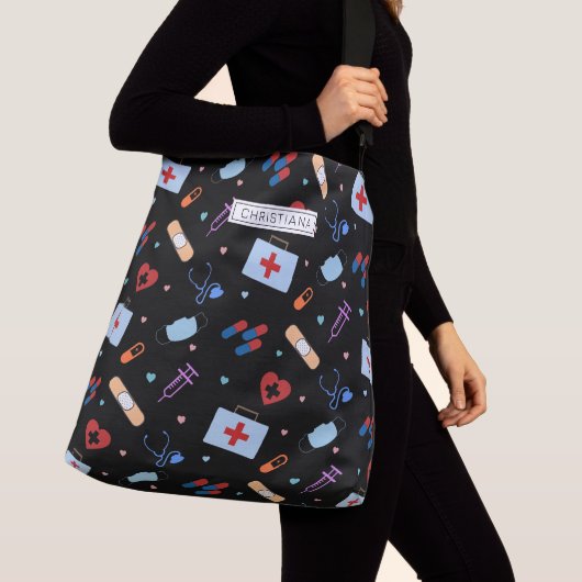 Persoonlijke RN-verpleegster | Dokter Medisch Patr Crossbody Tas (Dichtbij)