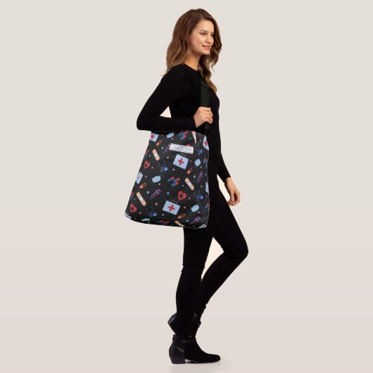 Persoonlijke RN-verpleegster | Dokter Medisch Patr Crossbody Tas (Op model)