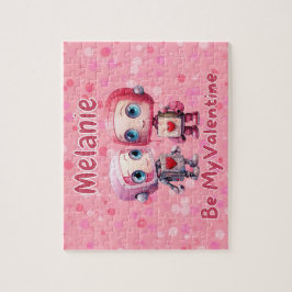 Persoonlijke Robot Valentijnsdag Puzzel