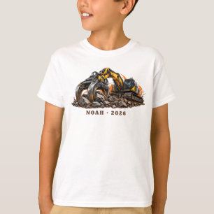Persoonlijke Robuuste Graver Excavator T-shirt