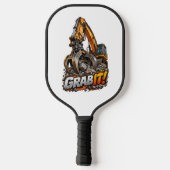 Persoonlijke Robuuste Graver Graafmachine Pickleball Paddle (Achterkant)
