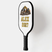 Persoonlijke Robuuste Graver Graafmachine Pickleball Paddle (Links)