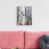 Persoonlijke Robuuste Namen in het hart van het la Canvas Afdruk (Insitu (Woonkamer))