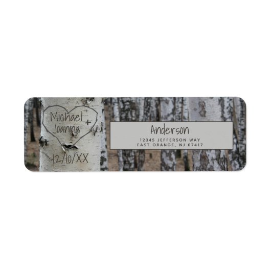 Persoonlijke Robuuste Namen in het hart van het la Etiket (Voorkant)