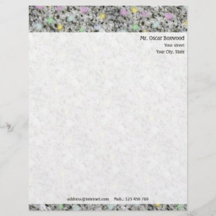 Persoonlijke Rock Pastels met retouradres Gepersonaliseerd Briefhoofd