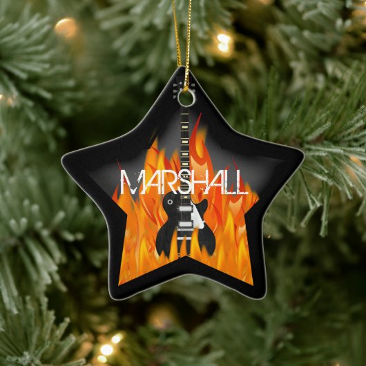Persoonlijke Rockster Ornament (Boom)
