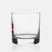 Persoonlijke Rode Afstudeerklas van 2026 Whisky Glas (Links)