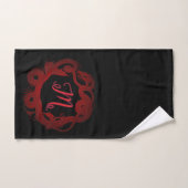 Persoonlijke Rode Draak Bad Handdoek (Handdoek)