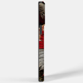 Persoonlijke Rode en Gouden Abstracte Vos Case-Mate iPhone Case (Achterkant / Rechts)