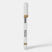 Persoonlijke Rode en Witte Basketball Jersey Case-Mate iPhone Case (Achterkant / Rechts)