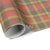 Persoonlijke Rode Gedekte Kinder Vakantie Santa Gi Cadeaupapier (Rol Hoek)