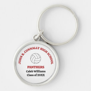 Persoonlijke Rode Havo-Volleyballer Sleutelhanger
