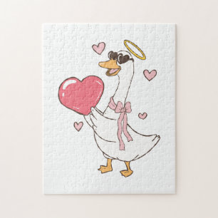 Persoonlijke Rode Liefde Valentijnsdag Legpuzzel