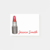 Persoonlijke Rode Lipstick Makeup Beauty Post Post-it® Notes (Voorkant)