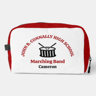Persoonlijke Rode Middelbare School Marching Band Toilettasje