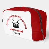 Persoonlijke Rode Middelbare School Marching Band Toilettasje (Rechterhoek)