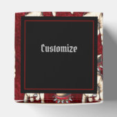 Persoonlijke rode paarden omhoog bedankdoosjes (Bovenkant)