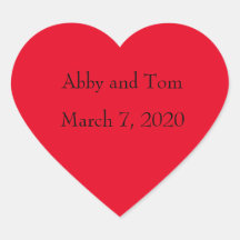 Persoonlijke Rode Stickers