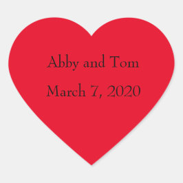 Persoonlijke Rode Stickers