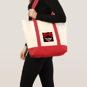 Persoonlijke Rode Stippen Boog Tas (Voorkant (product))