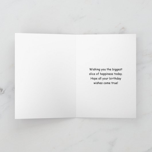 Persoonlijke rode wijn Gefeliciteerd verjaardagska Kaart (Binnen)