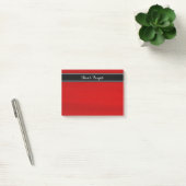 Persoonlijke Rode Zwarte Witte Post It Notities Post-it® Notes (Kantoor)