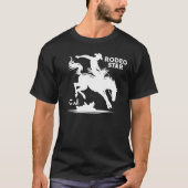 Persoonlijke Rodeo Ster 2 T-shirt (Voorkant)
