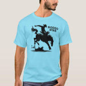 Persoonlijke Rodeo Ster T-shirt (Voorkant)