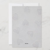 Persoonlijke romantische Valentijnskaart Feestdagenkaart (Achterkant)