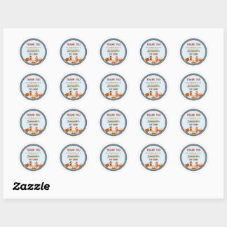 Persoonlijke ronde Lohri-thema sticker