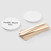 Persoonlijke Ronde Paddle Handventilator Handwaaier (Niet-gemonteerd)
