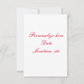 persoonlijke roodbaars kaart (Achterkant)