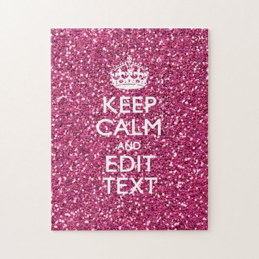 Persoonlijke Roos Blijf Kalme Decoratie Legpuzzel (Verticaal)