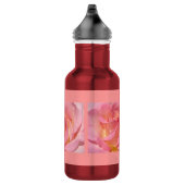 Persoonlijke Roos Bloem Waterfles (Rechts)