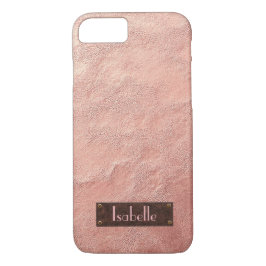 Persoonlijke Roos Gold Leather Iphone-draagtas Case-Mate iPhone Case