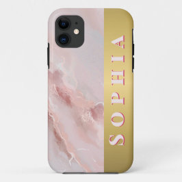 Persoonlijke roosmarmer voor speciale gelegenheids Case-Mate iPhone case