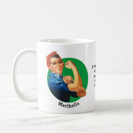 Persoonlijke ROSIE RIVETER Christelijk Koffiemok