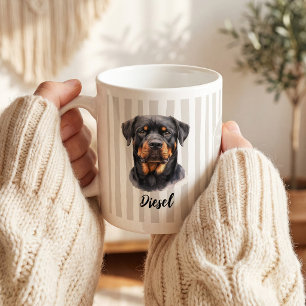 Persoonlijke Rottweiler Op maat gemaakte Rottie- Koffiemok