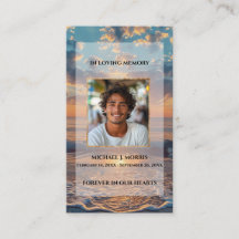 Persoonlijke rouwkaart – Sunset Design