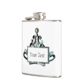 Persoonlijke "Royal Tiara"-fles Heupfles (Links)
