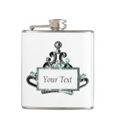 Persoonlijke "Royal Tiara"-fles Heupfles (Voorkant)